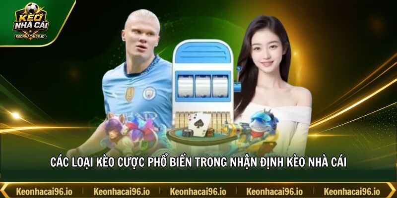 Các loại kèo cược phổ biến trong nhận định kèo nhà cái